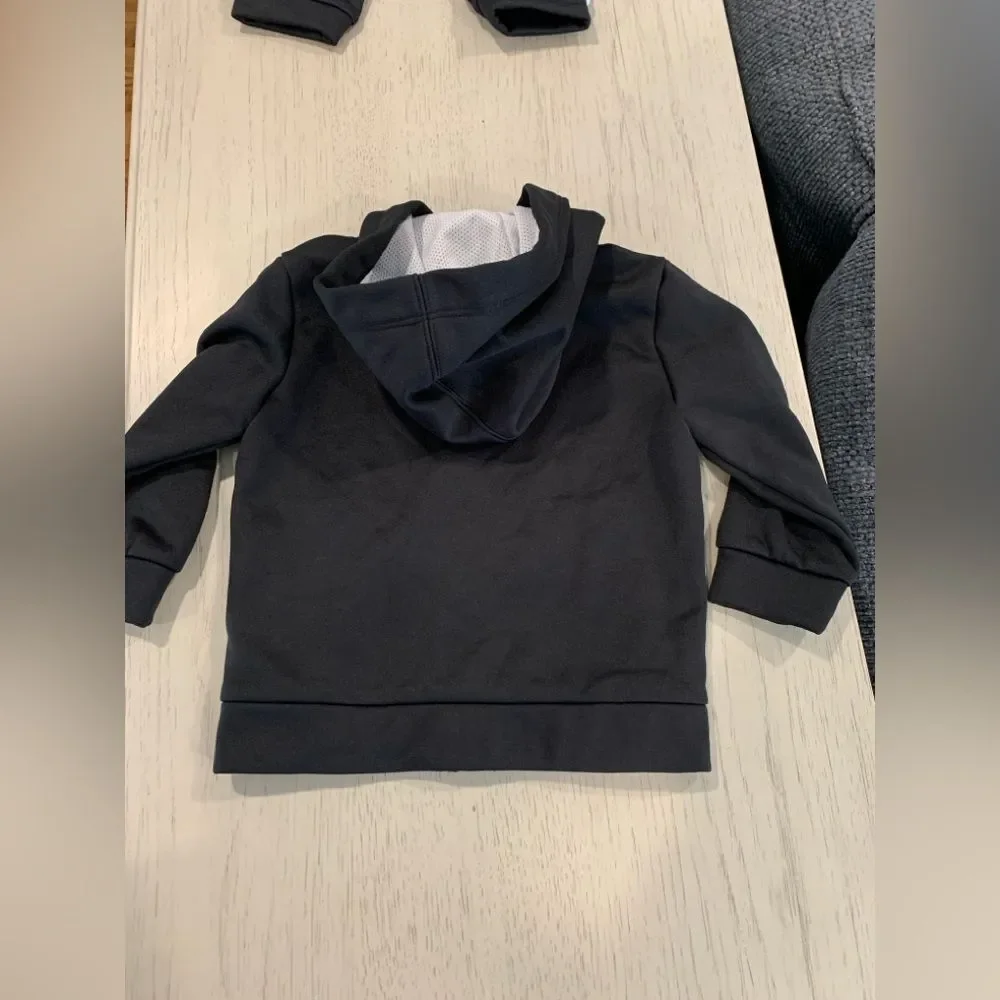 Nike Kids Black and White Dri-FIT Hoodie Set